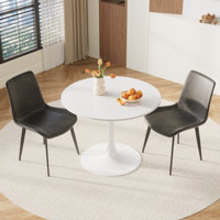 Small Round Pedestal Dining Set by George Oliver