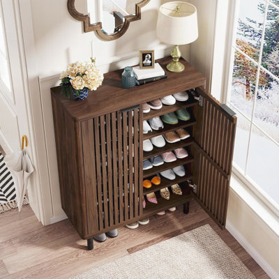 33.46" Storage Coffee Bar Cabinet With 2Doors & Shelves by George Oliver