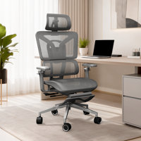 Ergonomic Office Chair With 5d Armrests Adjustable Seat Depth And Adaptive Lumbar Support by Inbox Zero
