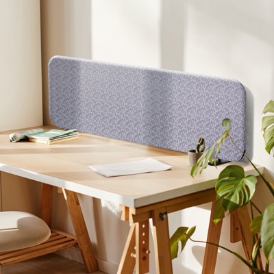 Freestanding Desk Divider, Tabletop Partition Screen For Home, Study, Office, Classroom, 48"X18"