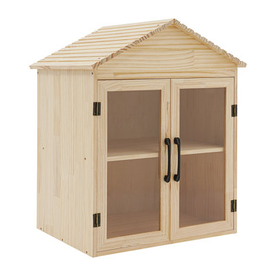 Small Wooden Book Cabinet