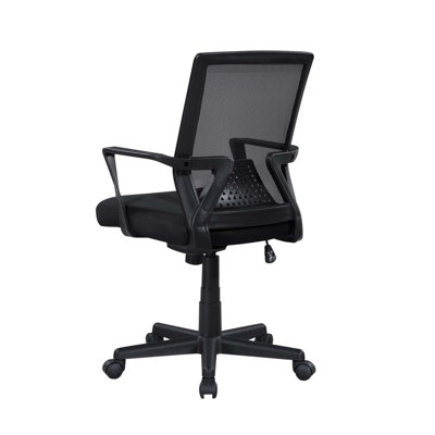 Ergo Mesh Office Chair – Breathable Mid-Back Mesh Desk Chair by Wrought Studio