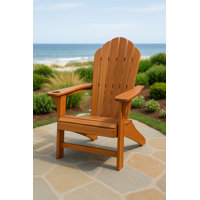 Teak Adirondack Chair by Rosecliff Heights