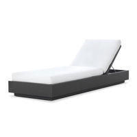 Katari Outdoor Chaise Lounge-Bronze by Hokku Designs
