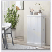 41 Inch Freestanding Kitchen Pantry Cabinet With 12 Door Shelves, Double Doors, And 5-Tier Adjustable Shelving For Efficient Storage by Ebern Designs