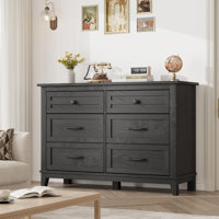 47 in Wide Dresser with 6 Drawers for Living Room, Bedroom, Entryway by Ebern Designs