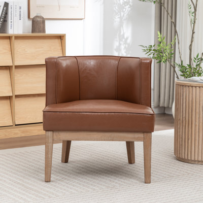 Karoll Upholstered Barrel Chair by George Oliver