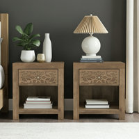 Lukasik Contemporary Boho 1 Drawer Nightstand by Langley Street