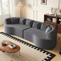 Selda 2 - Piece Curved Sectional Sofa by Latitude Run