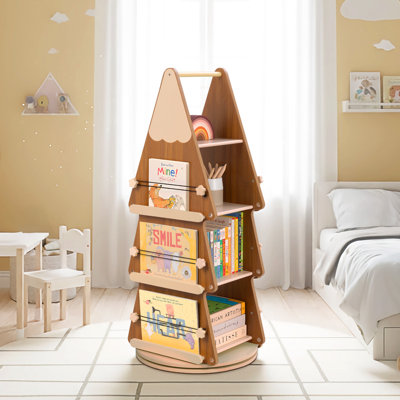 Design-oriented Rotating Bookshelf 18.1"w X 42"h by Ophelia & Co.