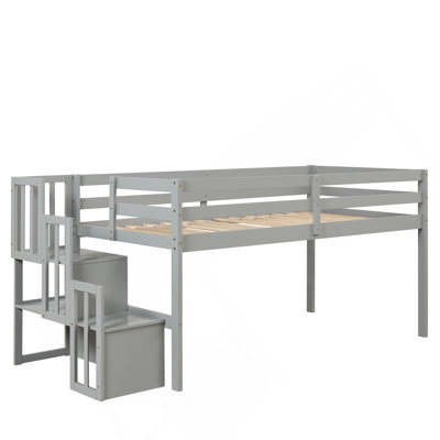 Loft Bed With Staircase , by 17 Stories