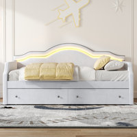 Daybed With Led Lights by Everly Quinn