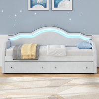 Daybed With Led Lights by Everly Quinn