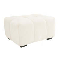 Sofas Chenille - Armless Seat And Ottoman(ONLY ONE OTTOMAN)