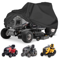 Riding Lawn Mower Cover - Lawn Tractor Covers Waterproof & Heavy Duty, 600D Outdoor Mower Cover Universal Fit With Storage Bag by Arlmont & Co.