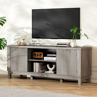 59" Storage Tv Stand For Tvs Up To 65", Modern Entertainment Center With Storage by Ophelia & Co.