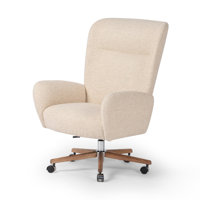 Cade Desk Chair-Lisbon Cream by 17 Stories