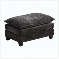 Cloud Sofa Ottoman With Double Layer Upholstered Seat Cushion For Living Room by Red Barrel Studio