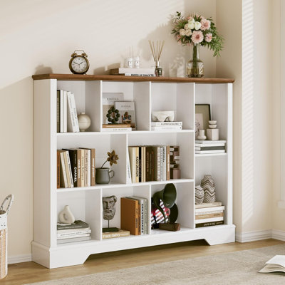 Modern 10 Cube Large Storage Bookcase