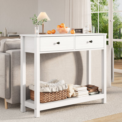 Console Table with Two Drawers by Breakwater Bay
