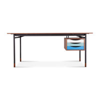 Finn Juhl Nyhavn Desk Blue Variant by Corrigan Studio