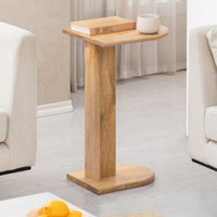 Bobby Solid Wood End Table by Wade Logan