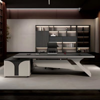 Gray Manufactured Wood L-Shaped Office Desk by Hokku Designs