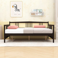 Full Wood Daybed with Center Legs and Underbed Storage Space by Latitude Run