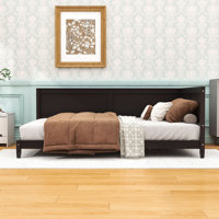 Full Wood Daybed Bed with Sturdy Slats and Center Legs by Latitude Run