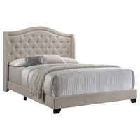 Maassluis Beige Upholstered Eastern King Bed by George Oliver