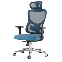 Ergonomic Office Chair,Mesh Desk Chair With Adjustable Lumbar Support And Headrest,Comfy Computer Chair With 3D Armrest Recling Swivel Chair For , Off by Brayden Studio