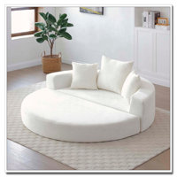 Convertible Sofa Couch Bed,Multi-Functional,Circular Bed,Adjustable Futon Sofa ,No Assembly Compressed Corduroy Floor Lounge Sofa For Apartment Office