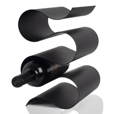 Wine Rack Countertop,Freestanding Creativity Modern Small Wine Holder (Gold)