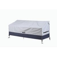 Heavy Duty 2 Seater Outdoor Loveseat Cover Waterproof Outdoor Sofa Cover by Latitude Run