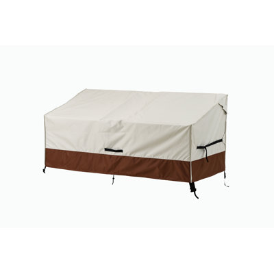 Heavy Duty 2 Seater Outdoor Loveseat Cover Waterproof Outdoor Sofa Cover by Latitude Run