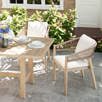 Outdoor Dining Chair With Cushions by Corrigan Studio