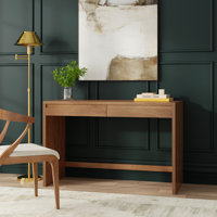 Hawthrone 48" Solid Wood Home Office Desk with Drawers by Latitude Run