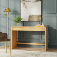 Hawthrone 48" Solid Wood Home Office Desk with Drawers by Latitude Run