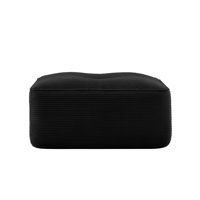Corduroy Ottoman For Living Room – Perfect Footrest, Spare Seat & Decorative Accent by Latitude Run