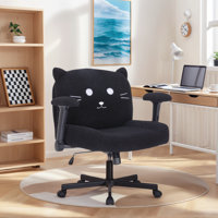 Comfortable Criss Cross Office Chair With Wheels by Inbox Zero