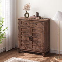 Farmhouse Sideboard Buffet Cabinet with Adjustable Shelves, Multi-Functional Coffee Bar and Entryway Storage Cabinet by Ophelia & Co.