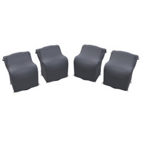 Aliyani Wicker Outdoor Swivel Patio Chair Covers by Arlmont & Co.