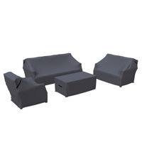 Samya 4 Piece Sofa Seating Group with Cushions
