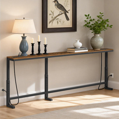 Console Table With Power Outlet by Ebern Designs