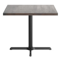 Square Solid Wood Commercial Tabletop with X-Base by Ebern Designs
