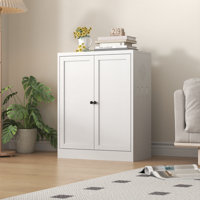 Durable Metal Pantry Cabinet - Easy Assemble, Multi-Use for Kitchen, Living Room, Bedroom by Ebern Designs