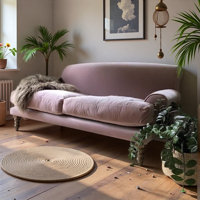 Minimalist Purple Taro Straight Sofa by Hokku Designs