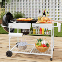 Outdoor Grill Cart/Table Storage Bar