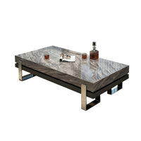 Minimalism Sintered Stone Coffee Table by Orren Ellis