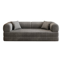 Comfortable Sectionals With Corduroy Fabric, Space-saving Modern Design For Living Room by Ebern Designs
